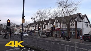 Addlestone Walk Town Centre【4K】 [upl. by Esiahc]