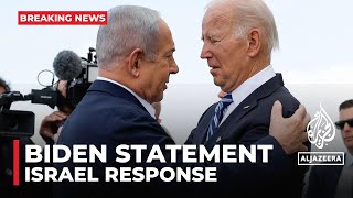 Israel has not yet decided how to respond to Iran Biden [upl. by Hairim]