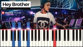 Hey Brother  Avicii  Piano Tutorial [upl. by Nana]