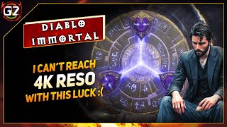 I Will Not Reach 4k Reso With This Luck  Diablo Immortal [upl. by Epilef698]