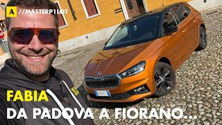 SKODA FABIA 10 TSI 95 CV  In viaggio da PADOVA a FIORANO per la F1 Ferrari SF24 [upl. by Zilber318]