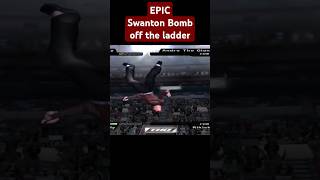 Jeff Hardy EPIC Swanton Bomb off the ladder on Andre the Giant WWE Smackdown HTCP ps2 [upl. by Hulbig]