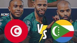 🔴 EN DIRECT Comores 🇰🇲  🇹🇳 Tunisie  Match déliminatoire can 2025 [upl. by Medrek]