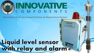 Liquid level sensor with relay and alarm How To Demo [upl. by Cartie]