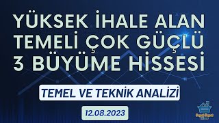 Yüksek İhaleler Alan Temeli Sağlam 3 Şirket  12082023 [upl. by Annodam]