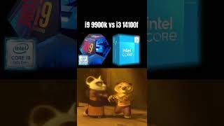 i9 9900k or i3 14100f pcgamer pc intel viral cpugamer [upl. by Sletten632]