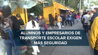 Delincuentes querían camioneta donde viajaban estudiantes del CCH Azcapotzalco revela dueño [upl. by Saxena]