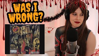 Slayer  Postmortem  Raining Blood  Reaction as Taylor Swift  ROCKTOBER [upl. by Janik]