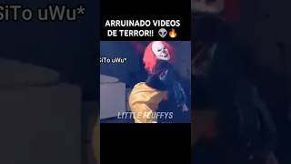 ARRUINADO VIDEOS DE TERROR 👽🔥 memes humor xd miedo [upl. by Zared373]