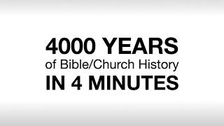 4000 Years of BibleChurch History in 4 Minutes Timeline [upl. by Viddah]