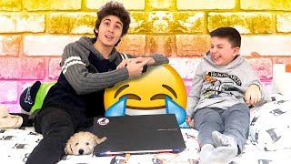 PROVA A NON RIDERE CHALLENGE Favij vs Iacopo 7 Anni [upl. by Dudley]