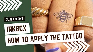 How to apply an Inkbox tattoo [upl. by Aehsila258]