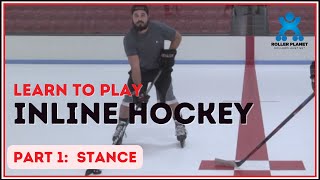 Inline Hockey Techniques  Part 1  Stance [upl. by Cirde]