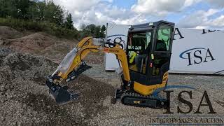 5128  Unused 2024 AGT Industrial QK18RXSC Mini Excavator Will Be Sold At Auction [upl. by Nojad]