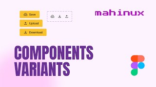 Components amp Variants Part 1 ⚡  Introduction to Figma Components amp Variants বাংলায় ফিগমা [upl. by Jewett]