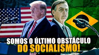 BOLSONARO FAZ DISCURSO COM TRUMP NOS ESTADOS UNIDOS [upl. by Eanahc]