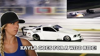 KAYLA MORTON GETS LOOSE ON THE TOP END HOT MESS EXPRESS NO PREP KINGS RT66 JOLIET [upl. by Krenn]