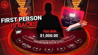 FIRST PERSON BLACKJACK IS BACK [upl. by Anayk]