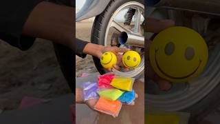 Bike Silencer vs rangoli colour 👌👌 rangoli bullet350 funny automobile ytshorts [upl. by Palma]