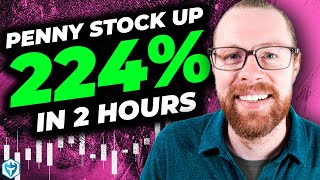 Penny Stock Goes Up 225 in 2 Hours [upl. by Mather601]