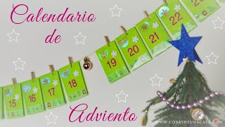 Como hacer un Calendario de Adviento para niños 🎄⭐ [upl. by Bernita532]