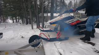 Michigan UP Snowmobile ride [upl. by Fidelio]