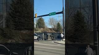 South Jordan Utah single vehicle rollover crash  crash [upl. by Boylston719]