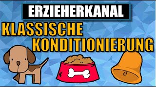 Klassische Konditionierung  das klassische Konditionieren nach Pawlow  ERZIEHERKANAL [upl. by Armillas]