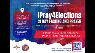 20241101 Atlanta Tamil Church Fasting Prayer For Elections  Rev Dr Palmer Paramadhas [upl. by Ahseel]