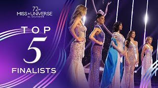 72nd MISS UNIVERSE  TOP 5  Miss Universe [upl. by Yesnyl779]