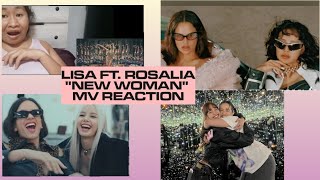 LISA FT ROSALIA quotNEW WOMANquot MV REACTION [upl. by Asssilem]