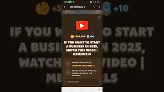 If you want to start a business in 2025 match this video  Memegrils Youtube Video Code [upl. by Narok]