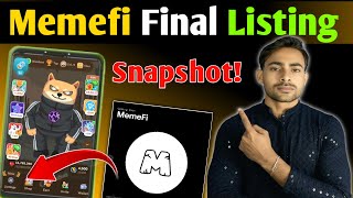 MEMEFI Listing DELAY  Snapshot ✔️ Memefi Airdrop New Update Withdrawal Date  Crypto Wala Dost [upl. by Norb422]