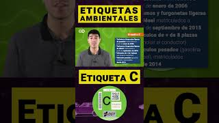 Etiqueta C ¿sirve para mi vehículo dgt coche contaminacion etiqueta [upl. by Arahahs]