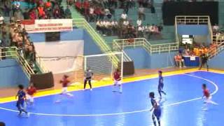 FUTSAL WOMAN THAILAND vs INDONESIA 17 11 2011 SEA GAMES 2011 [upl. by Georgy]