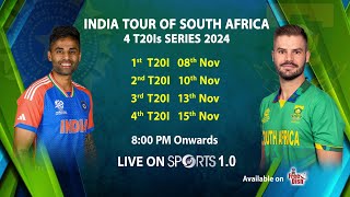 Its time for India vs South Africa T20I series Watch LIVE on DD Sports 10 DD Free Dish SAvIND [upl. by Honoria]