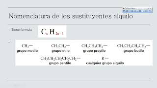 Nomenclatura de alcanos [upl. by Swinton]