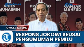 REAKSI Jokowi seusai Pengumuman Hasil Rekapitulasi Pemilu 2024 Apresiasi Kinerja KPU amp Bawaslu [upl. by Nnaitsirk550]