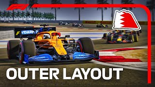 F1 2020 Sakhir GP Racing the Oval AND Outer Layouts of Bahrain [upl. by Eachelle]