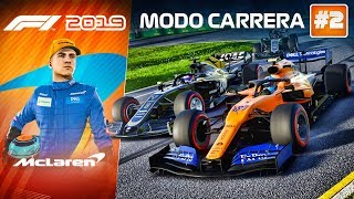 F1 2019 MODO TRAYECTORIA 2  ¡EL DEBUT SOÑADO EN FÓRMULA 1  McLaren [upl. by Garihc]