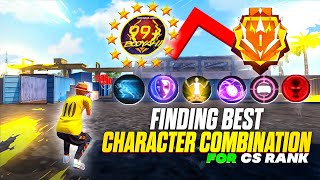 Finding Best character combination for cs rank grandmaster  cs rank push tips and tricks [upl. by Jabez]