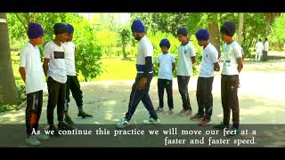 Learn Gatka stepbystep Basic Pentra Lesson 1 [upl. by Niamrej]