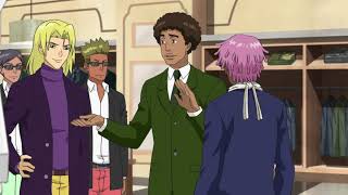 Neo Yokio  Kaz goes depressed shopping Arcangelos First Appearance [upl. by Drabeck]