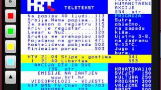 HRT Teletext Android application [upl. by Sudhir]