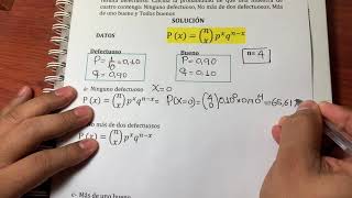 Distribución Binomial Ejercicio [upl. by Ardnua]