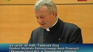 ks prof Tadeusz Guz  wykład w WSKSiM [upl. by Eicyaj]