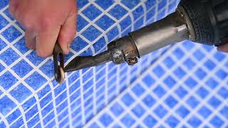 PVC Swimming pool liner welding [upl. by Auberta362]