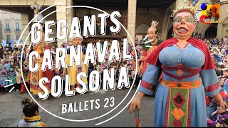 Carnaval Solsona 2023  Ballets del Carnaval dels Gegants de Solsona [upl. by Onailerua982]