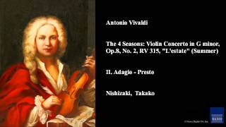 Antonio Vivaldi II Adagio  Presto [upl. by Inram]