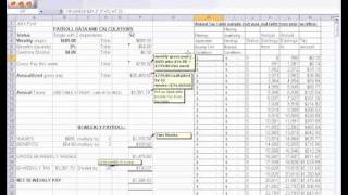 PAYROLL EXCEL  TAX TABLE TRICKS [upl. by Rigby]